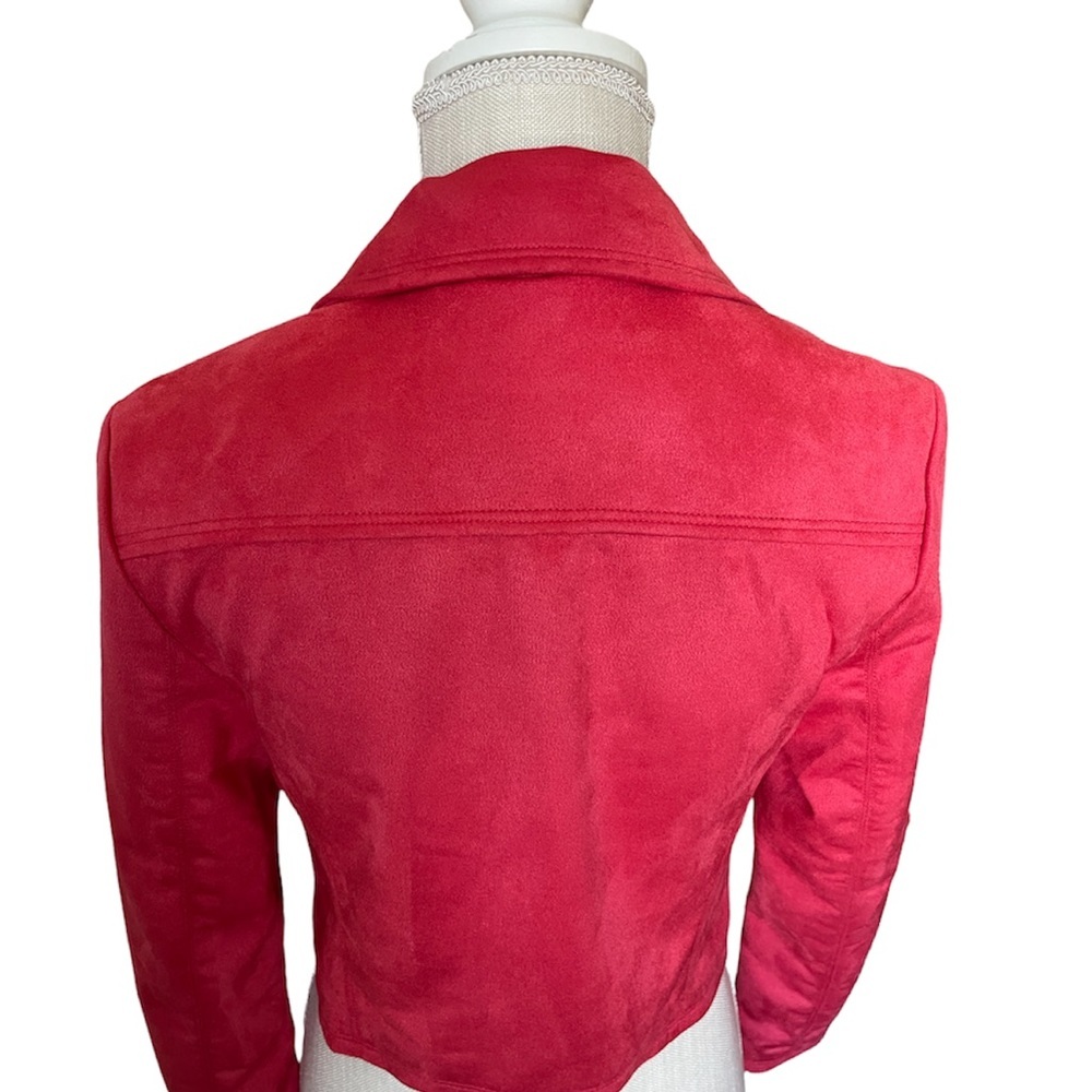 EXPRESS Moto Faux Suede Jacket - Picture 7 of 16